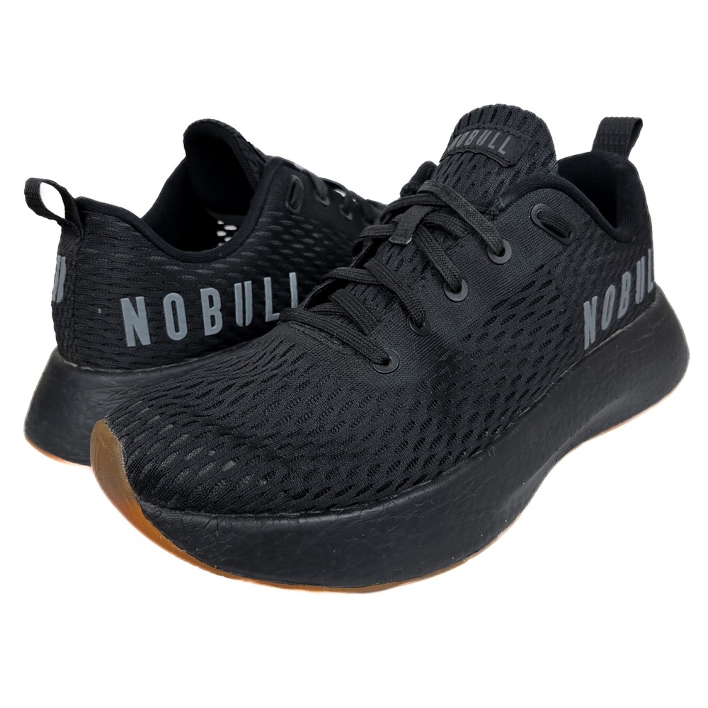 NOBULL Men's All-Black Lightweight Mesh Trainer